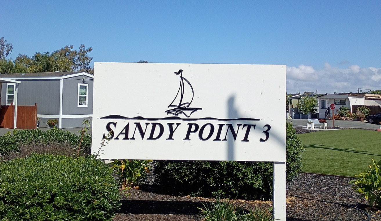 Sandy Point 3 Mobile Home Park Entrance